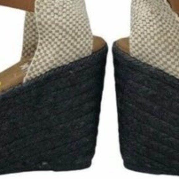 👡Maypol 10, NWOB Metallic Wedge Espadrilles - Picture 5 of 9